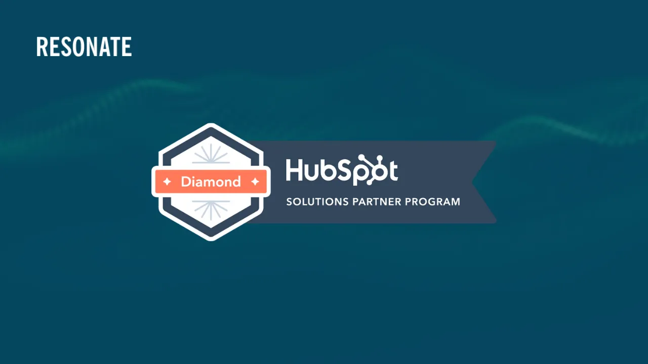 Resonate becomes HubSpot Diamond Partner