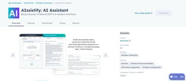 AIssistify Launches on HubSpot Marketplace
