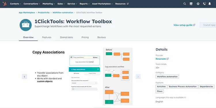 Resonate introduces 1ClickTools to the HubSpot Marketplace