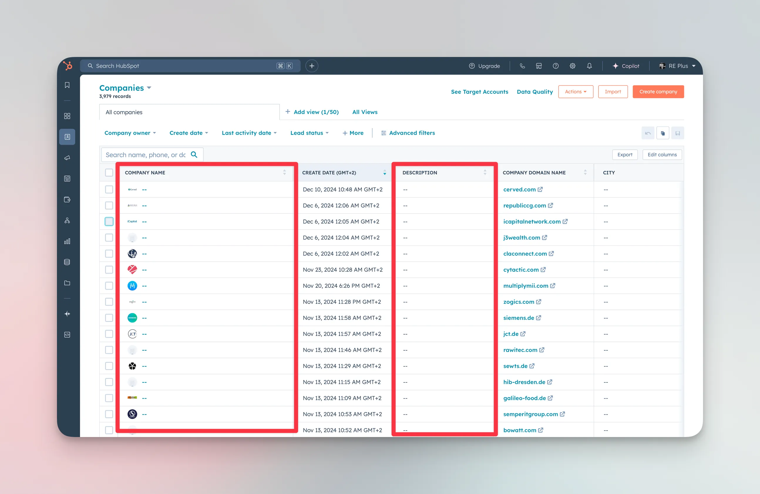 Enhance Your CRM with Company Insights