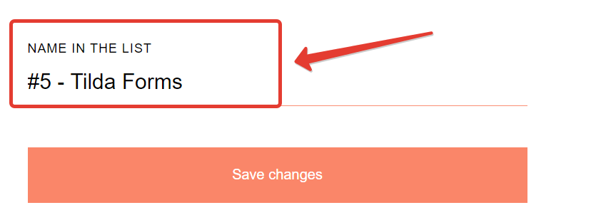 Data Collection - Save changes