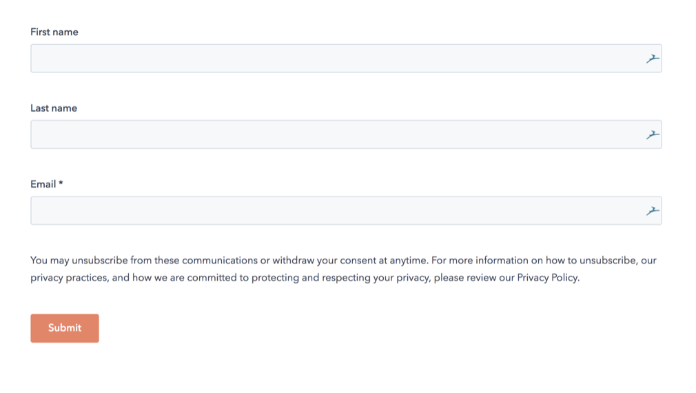 gdpr consent form 3