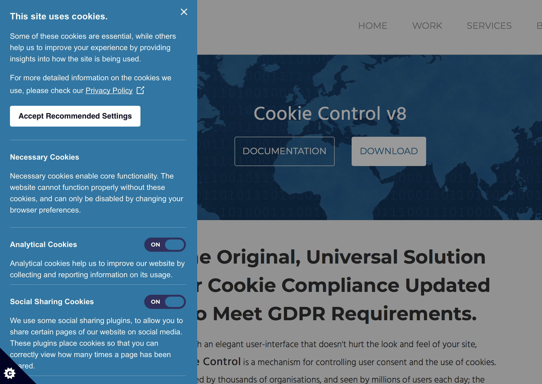 gdpr cookies form 3