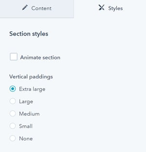 section styles - paddings-png