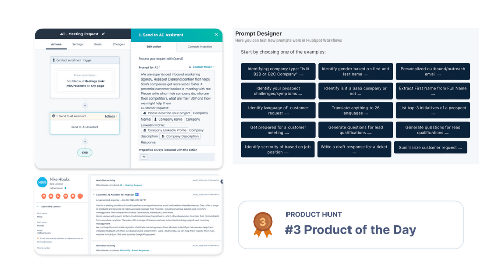 AI powered Hubspot Workflows