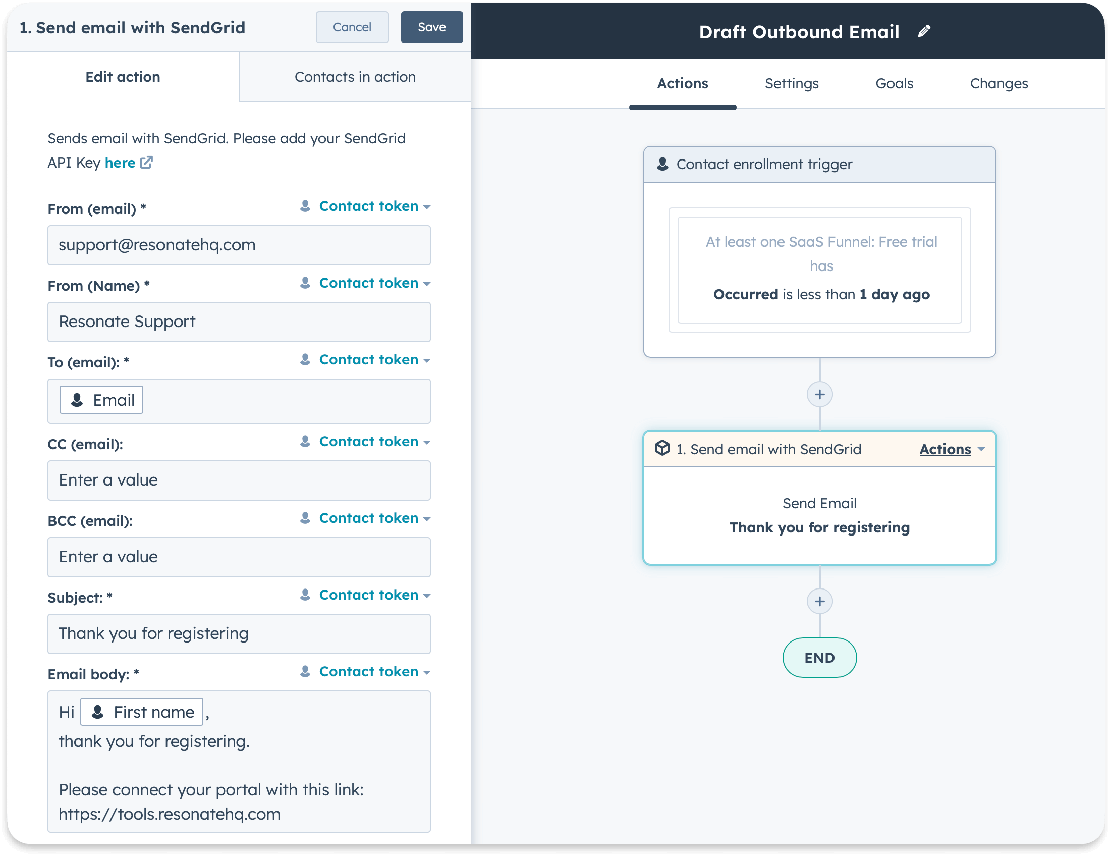 Send Email with SendGrid