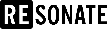 logo resonate black